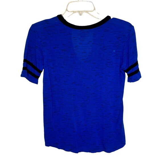 Joe Boxer Small Blue & Black Athletic Tee 66d - Picture 2 of 6